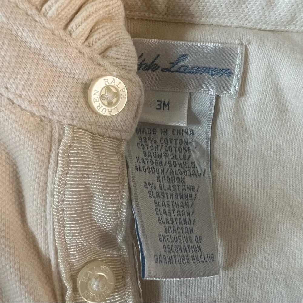 Bundle Baby Lauren Ralph Lauren & Ralph Lauren 3M Footed Sleeper‎ Romper Set